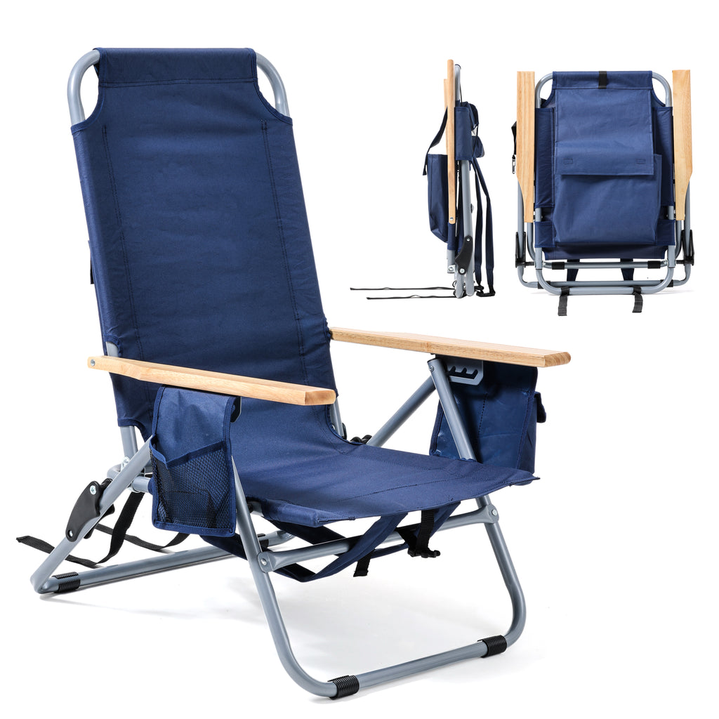Folding Lightweight Backpack Beach Chair