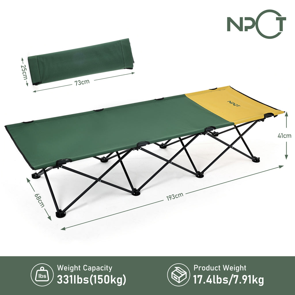NPOT Lightweight Foldable Camping Cot