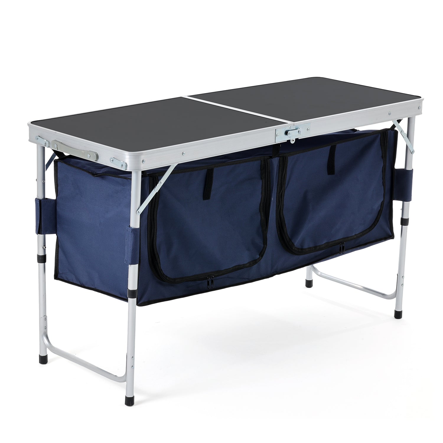 NPOT Camp Picnic Foldable Table With Storage