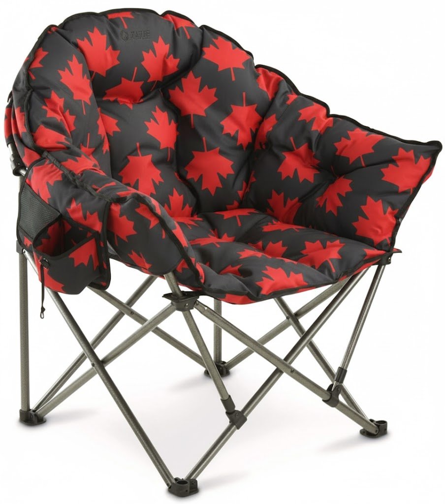 NPOT Club Camping Chair, Oversized, Portable, Folding with Padded Seat
