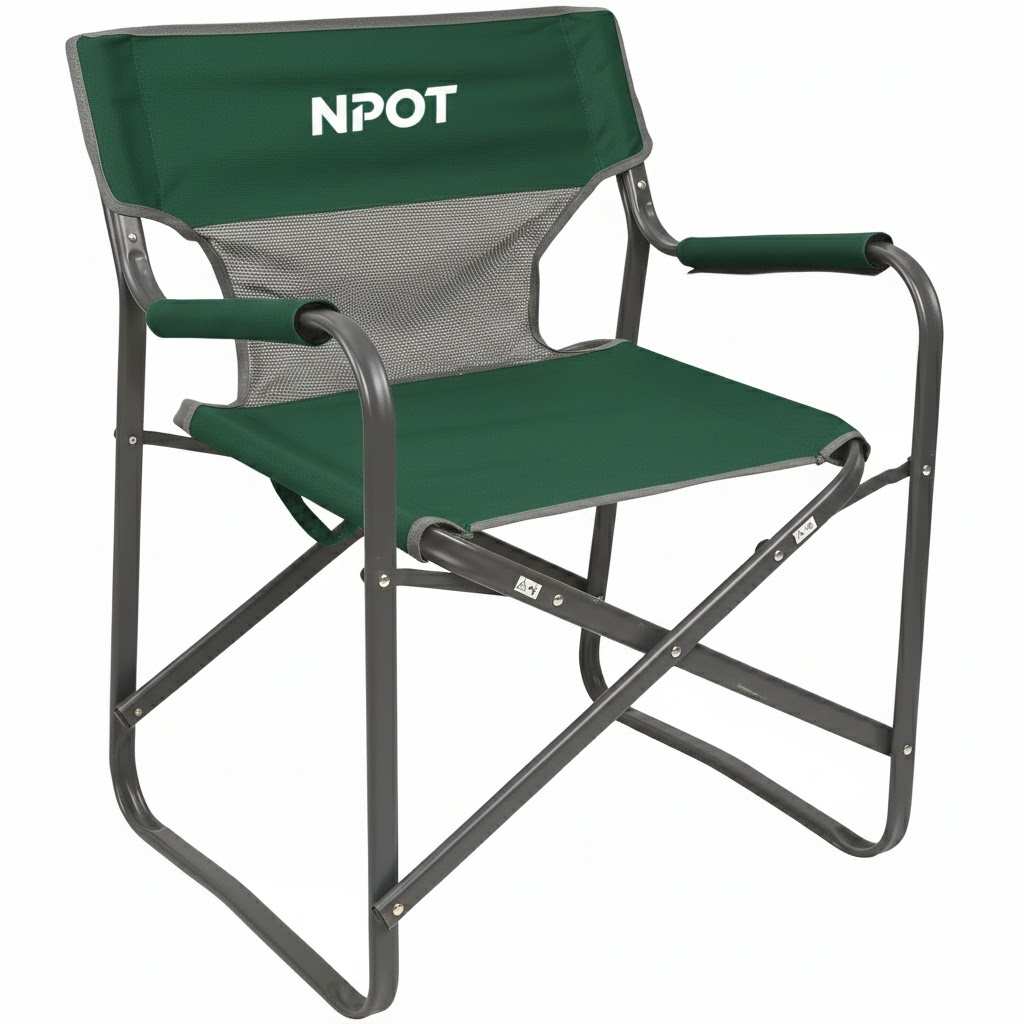 NPOT Folding Camp Chair with Cooling Mesh Back