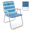 NPOT  Folding High Back Steel Frame Web Chair