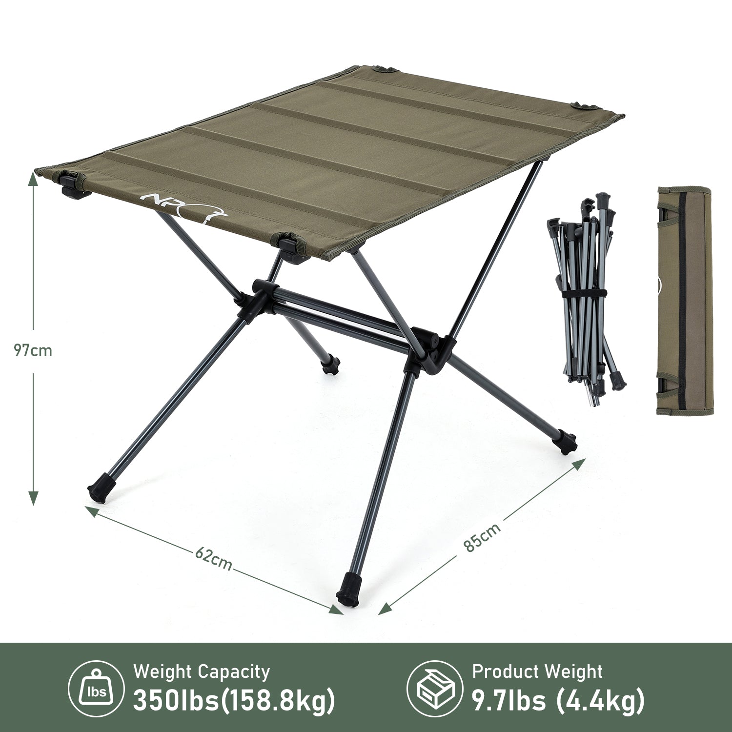NPOT Lightweight Foldable Camping Table