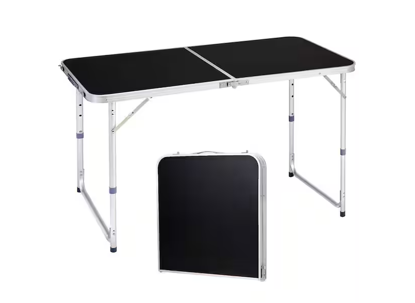 NPOT Rectangle Aluminum Patio Picnic Table