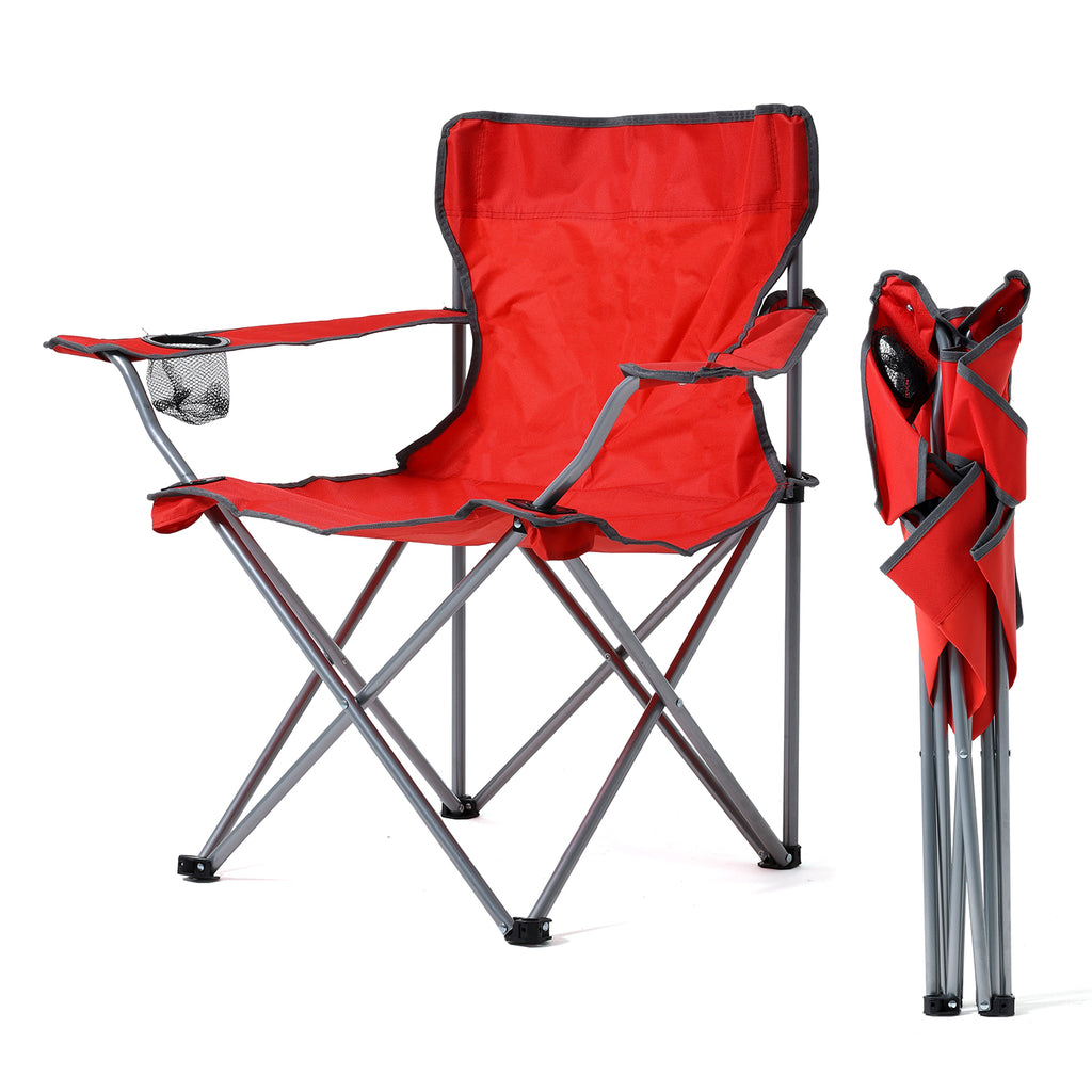 NPOT Quad Folding Camp Chair with Cup Holder