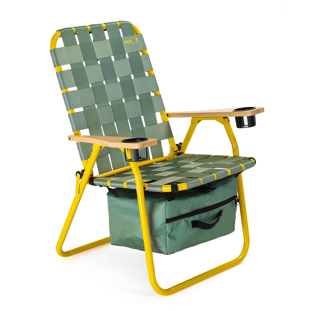 NPOT Beach Camping Chair With Cooler Bag